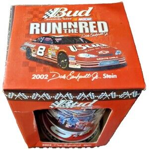 2002 Dale Earnhardt JR #8 Bud Official Budweiser Stein Nascar CS502 Monte Carlo